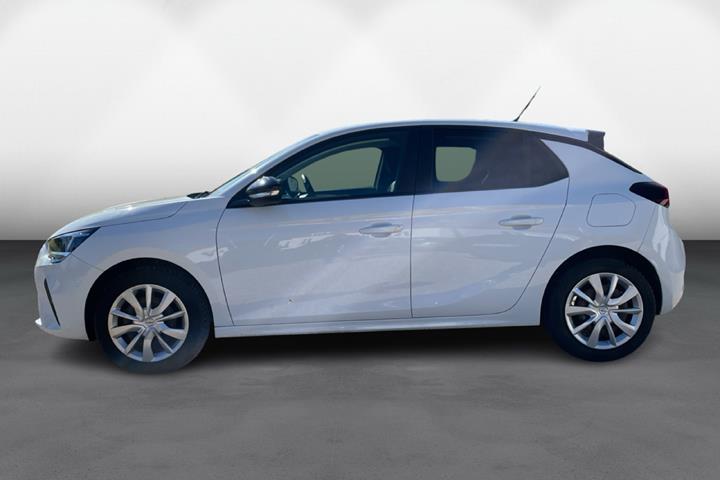 Hvid Opel Corsa fra 2020