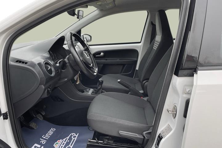 Hvid VW up fra 2020 set indefra