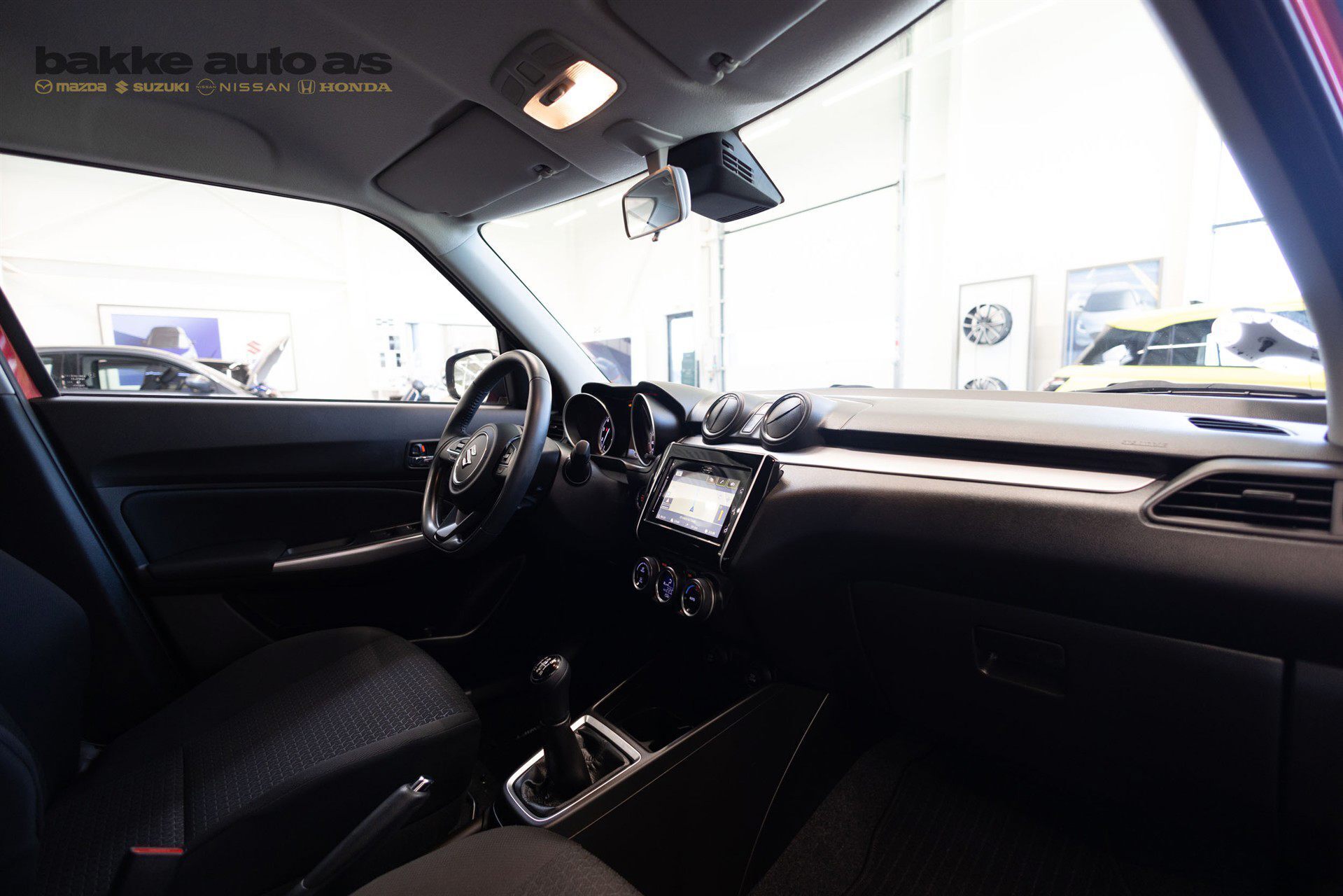 Rød Suzuki Swift fra 2024