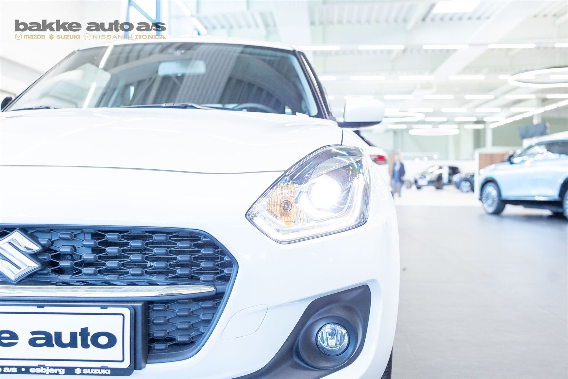 Hvid Suzuki Swift fra 2023