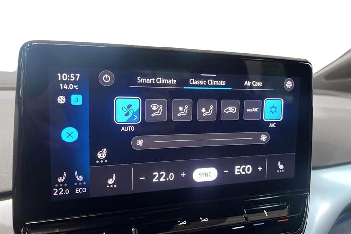 Grå VW ID.4 fra 2021