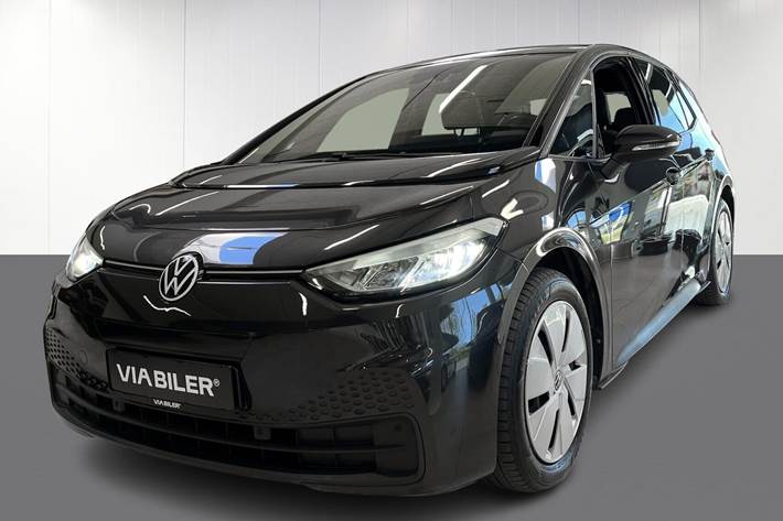 Grå VW ID.3 fra 2021 set udefra