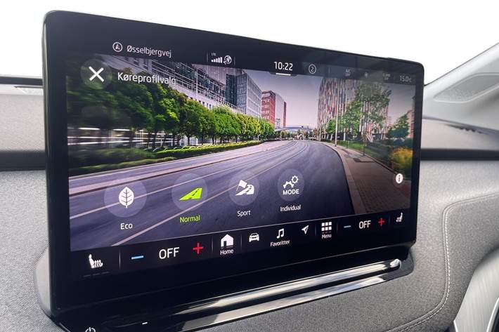 Sort Skoda Enyaq iV fra 2022