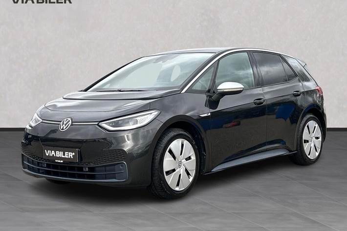 Grå VW ID.3 fra 2020 set udefra