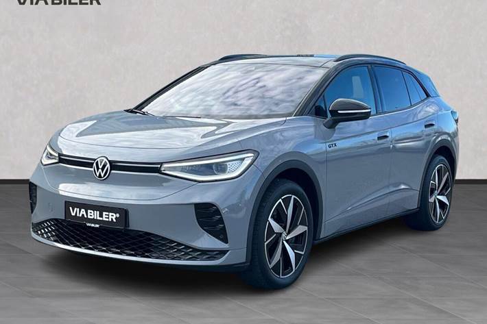 Grå VW ID.4 fra 2023 set udefra