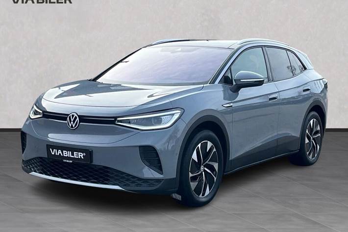 Grå VW ID.4 fra 2023 set udefra