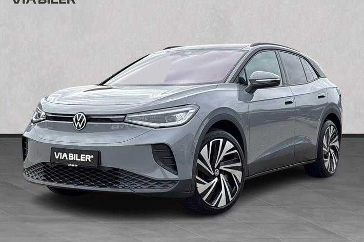 Grå VW ID.4 fra 2025 set udefra