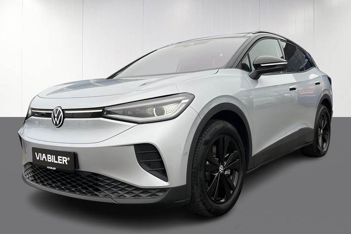 Sølv VW ID.4 fra 2025 set udefra