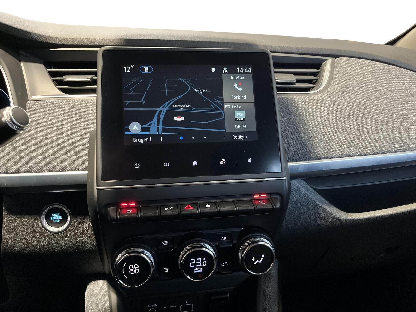 Blå Renault Zoe fra 2022