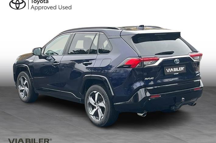 Blå Toyota RAV4 Plug-in fra 2021