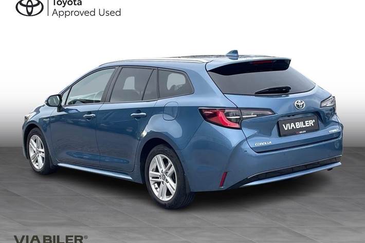 Blå Toyota Corolla fra 2021