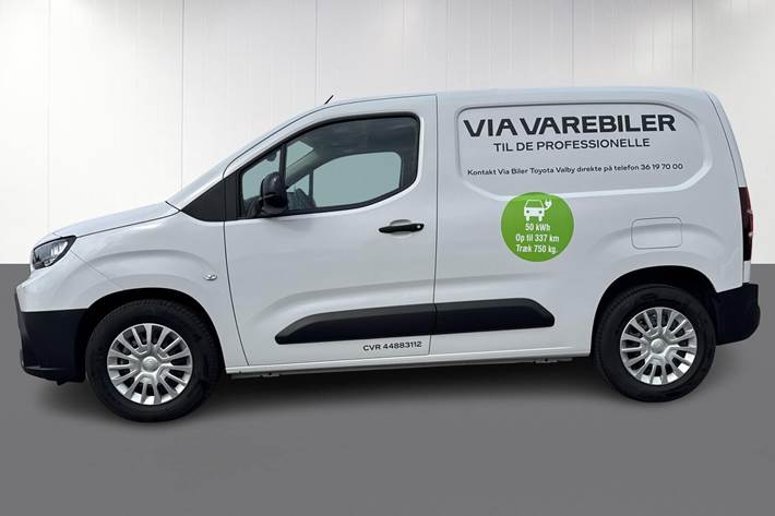 Hvid Toyota Proace City Electric fra 2024