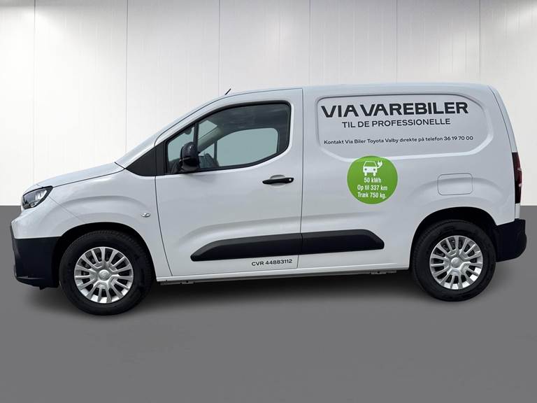 Toyota Proace City Electric Medium EL Comfort Master 1 Skydedør 136HK Van Aut.