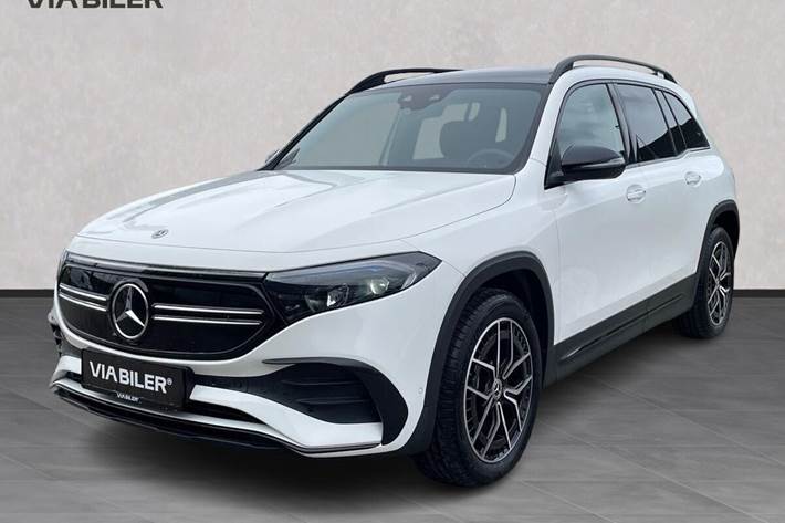 Hvid Mercedes EQB 300 fra 2023