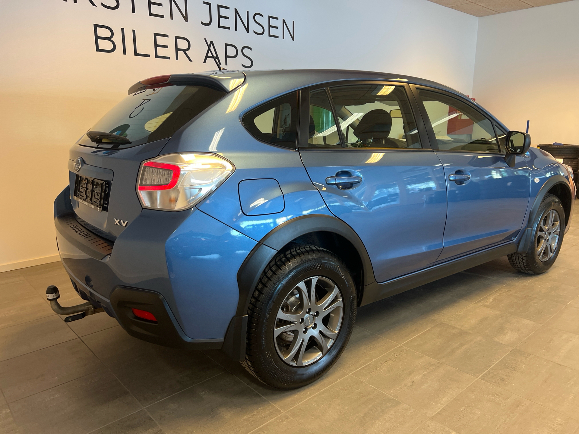 Blå Subaru XV fra 2016