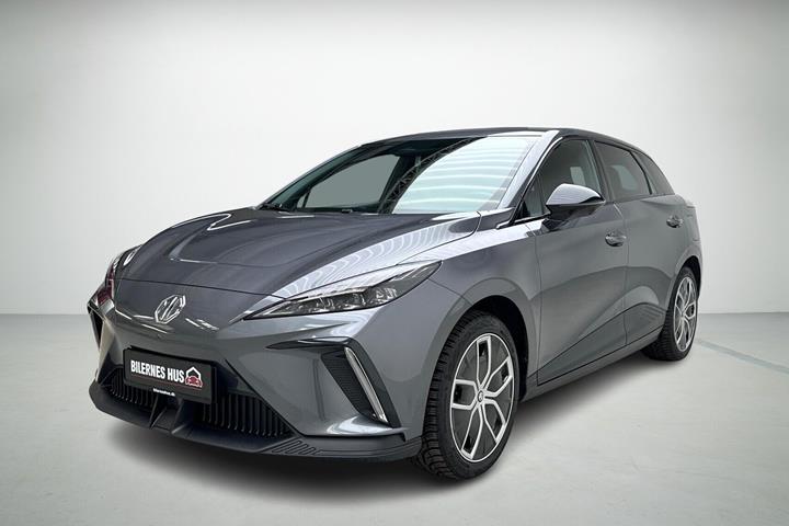 Grå MG MG4 Electric fra 2024 set udefra