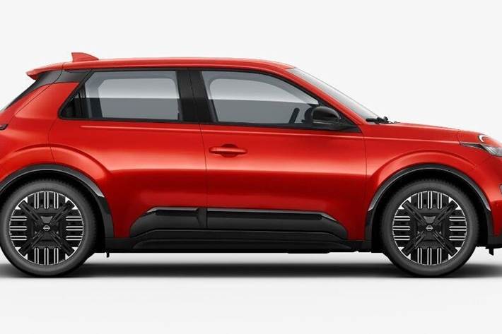 Rød Nissan Micra fra 2025