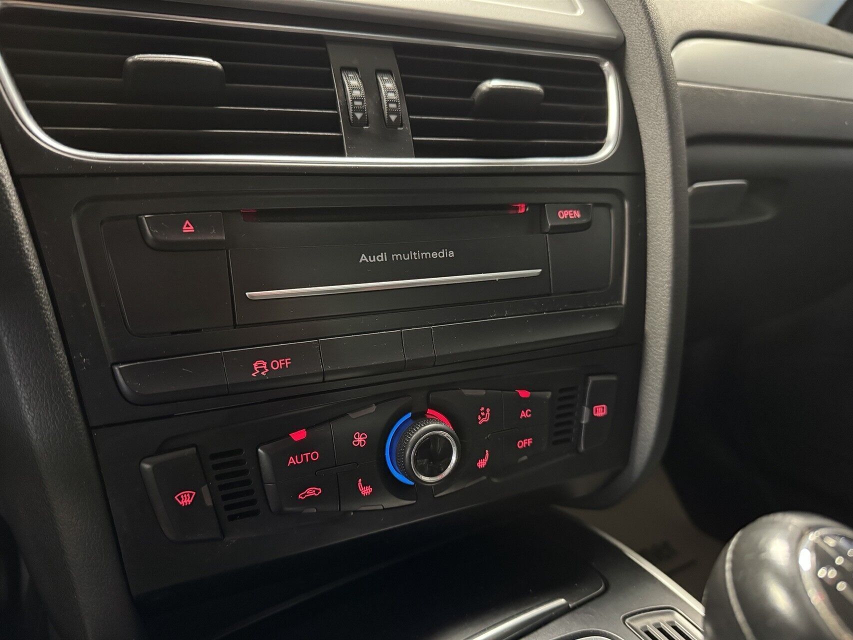 Sort Audi A4 fra 2011