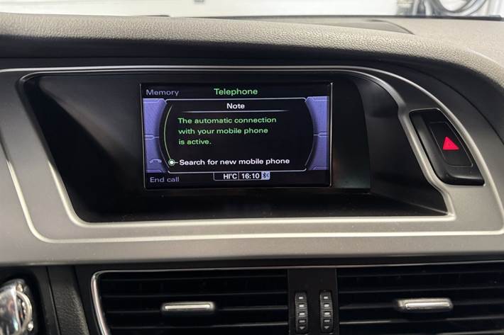 Sort Audi A4 fra 2011