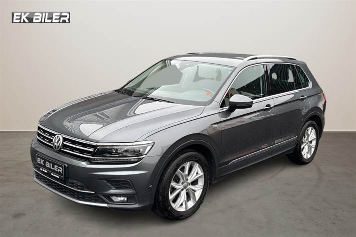 Sort VW Tiguan fra 2019 set udefra