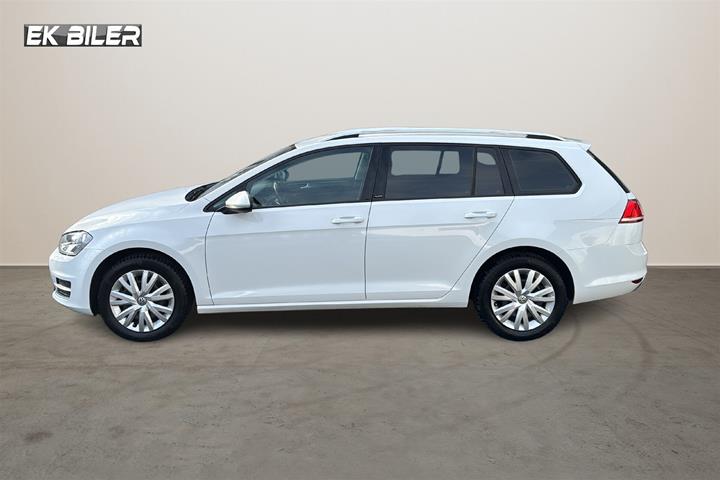 Hvid VW Golf fra 2017