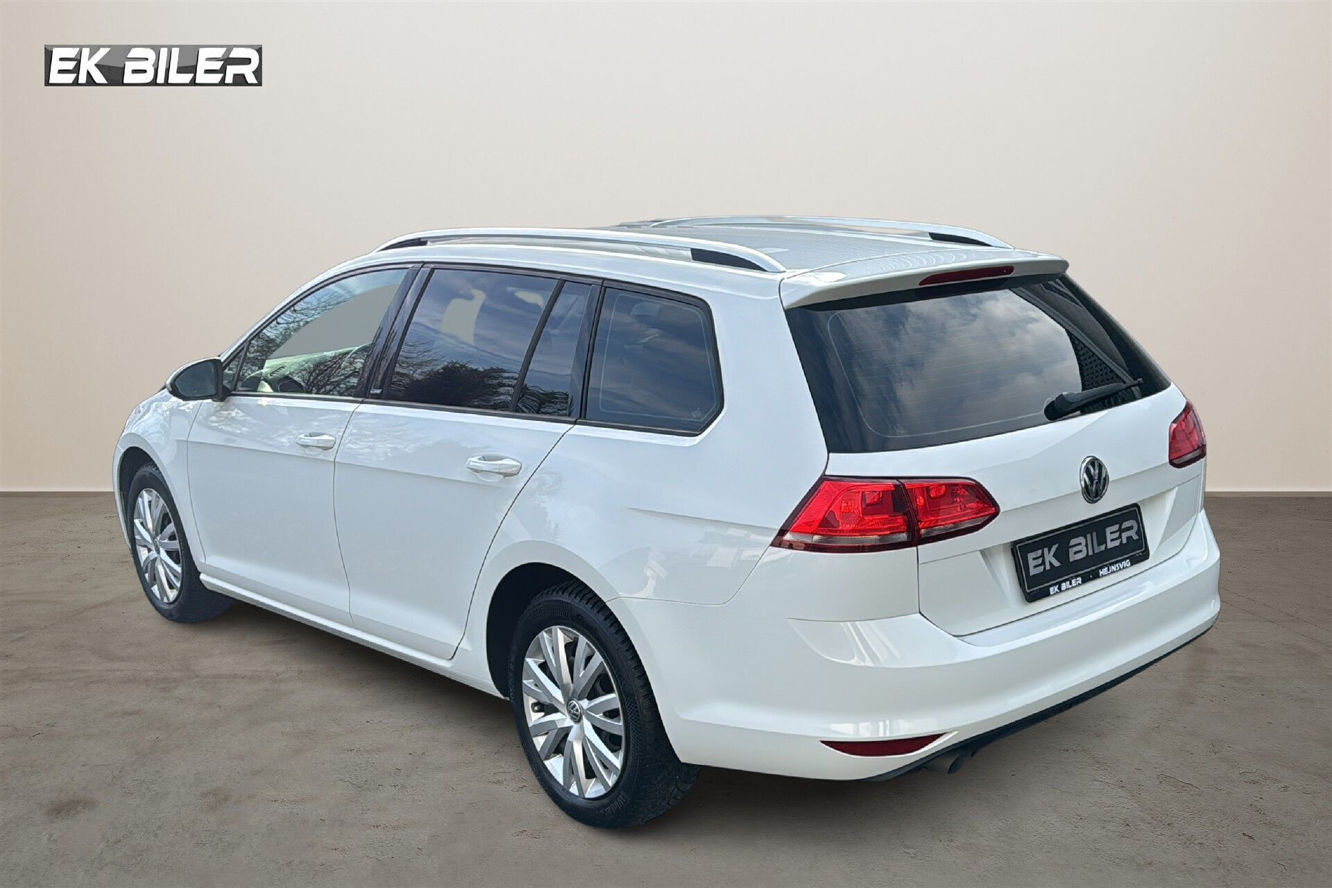 Hvid VW Golf fra 2017