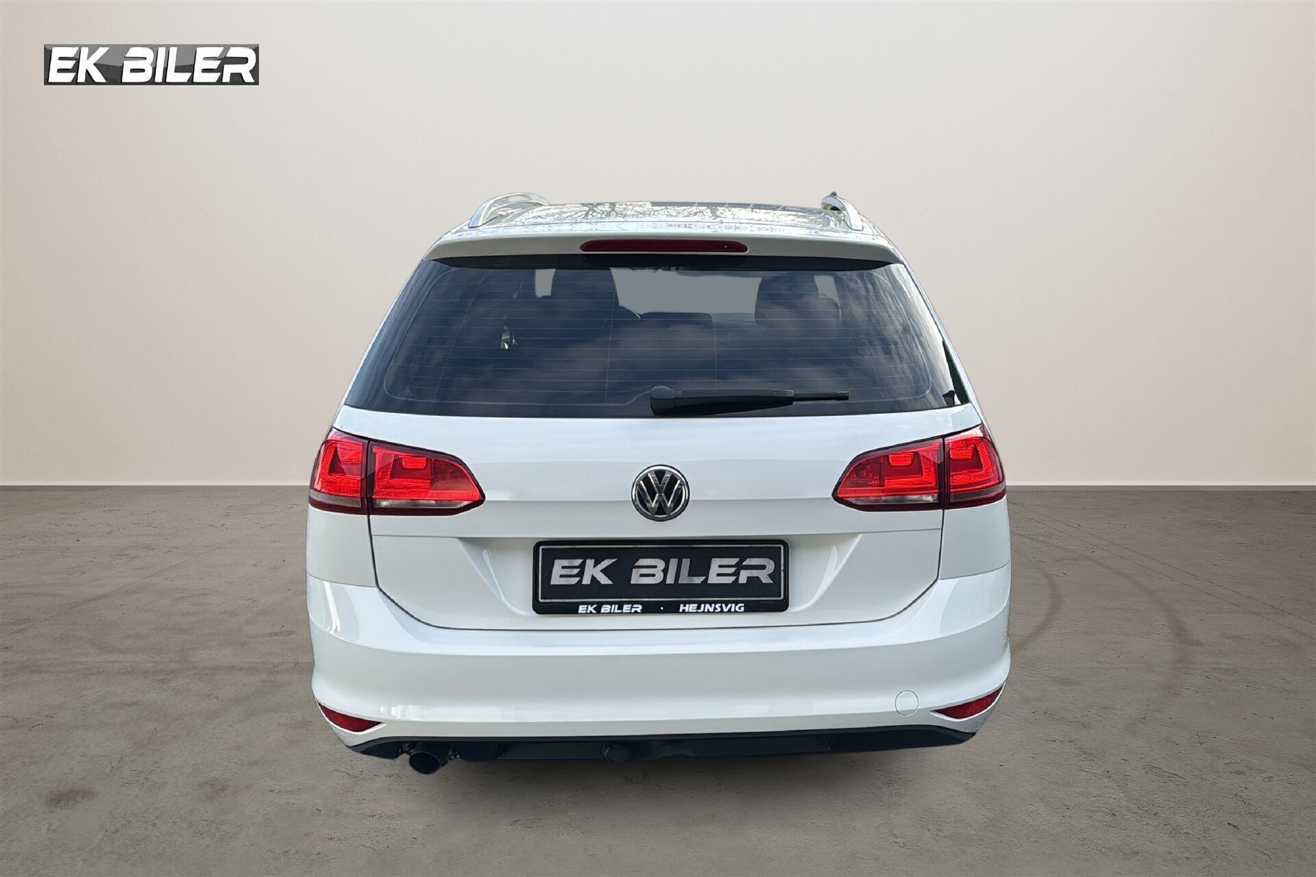 Hvid VW Golf fra 2017