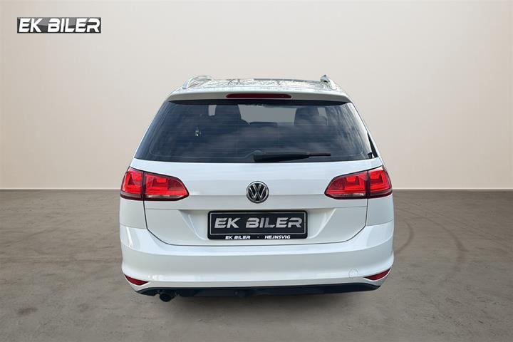 Hvid VW Golf fra 2017