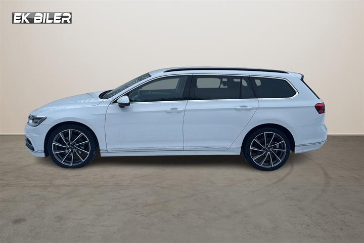 Hvid VW Passat fra 2018