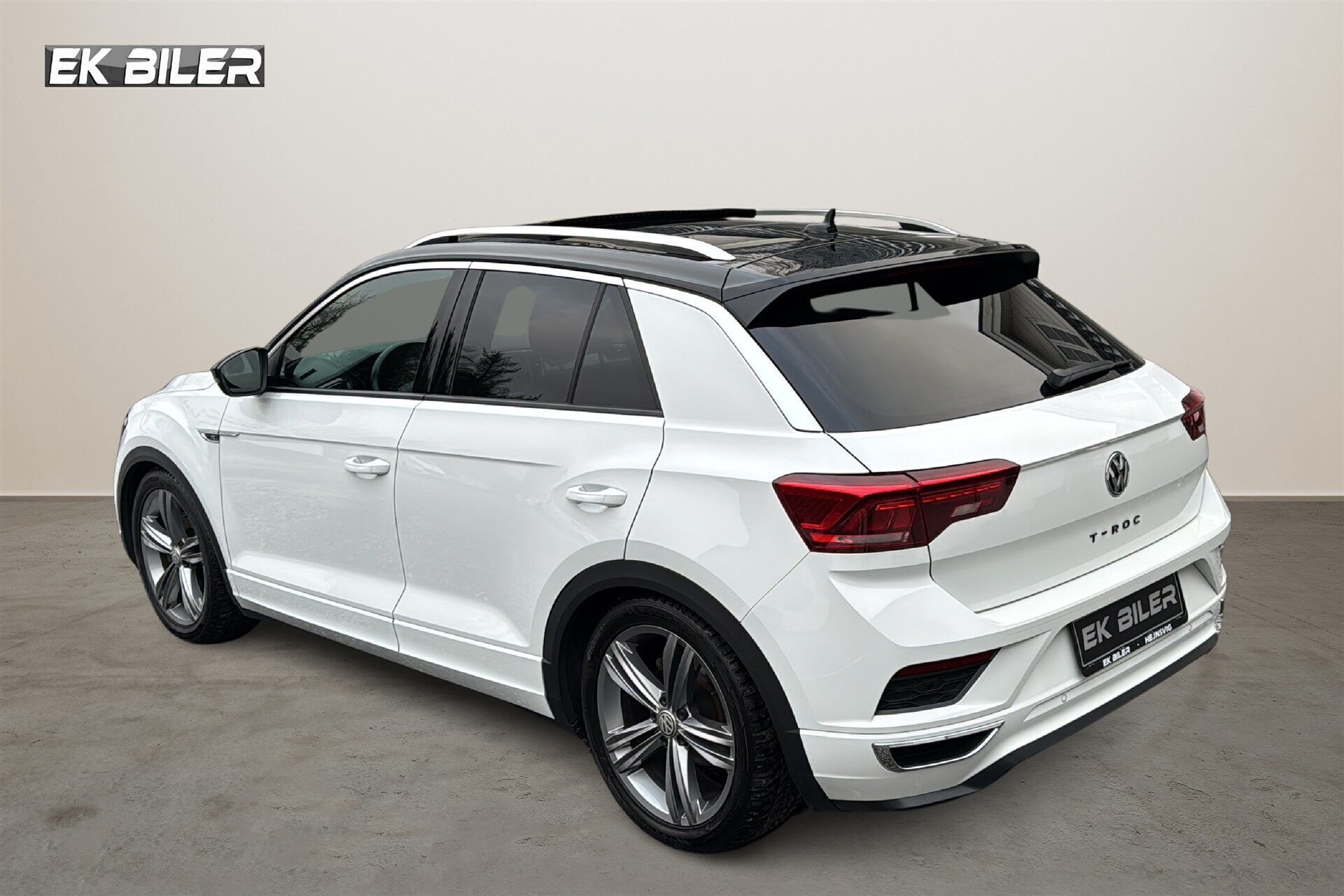 Hvid VW T-Roc fra 2019