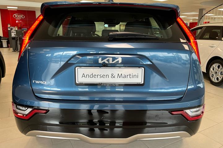 Blå Kia Niro EV fra 2025