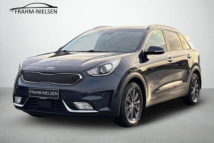 Blå Kia Niro fra 2017