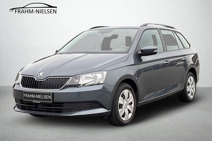 Grå Skoda Fabia fra 2017