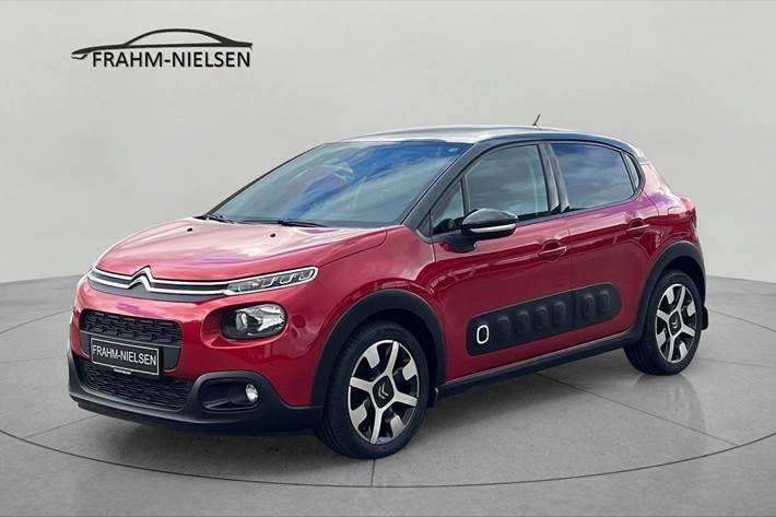 Rød Citroën C3 fra 2019