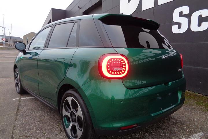 Grøn JAC E30X fra 2025 set udefra