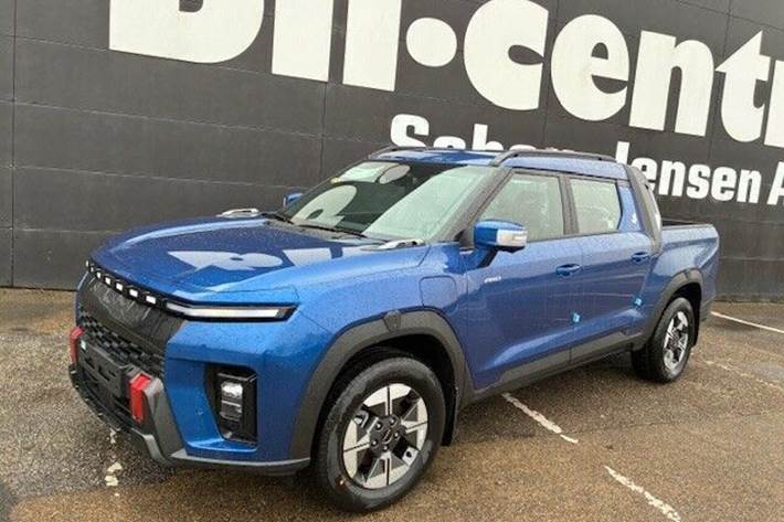 Hvid KGM Musso EV fra 2026