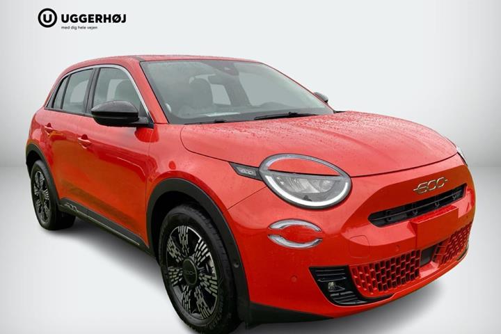 Orange Fiat 600e fra 2024