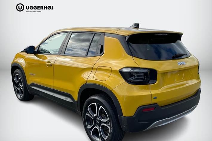 Gul Jeep Avenger fra 2024