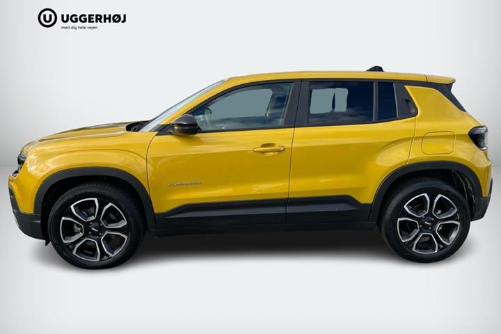 Gul Jeep Avenger fra 2024