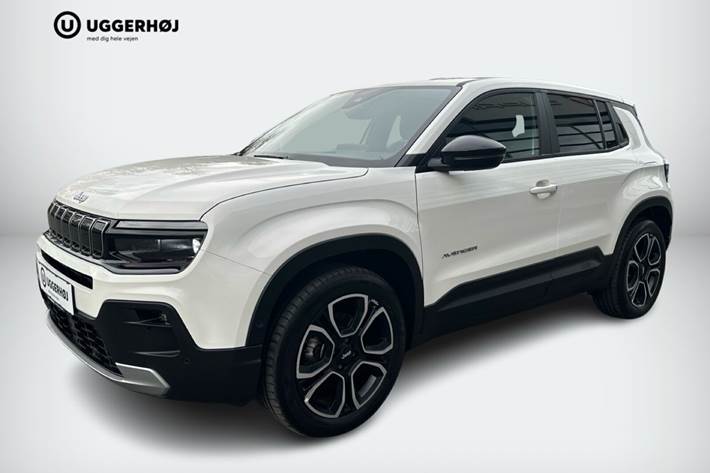Hvid Jeep Avenger fra 2024 set udefra
