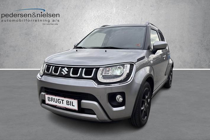 Sølv Suzuki Ignis fra 2021 set udefra