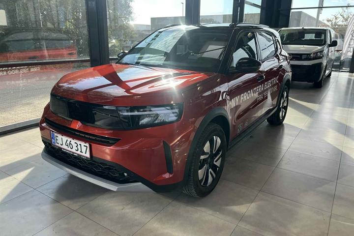 Orange Opel Frontera fra 2025 set udefra