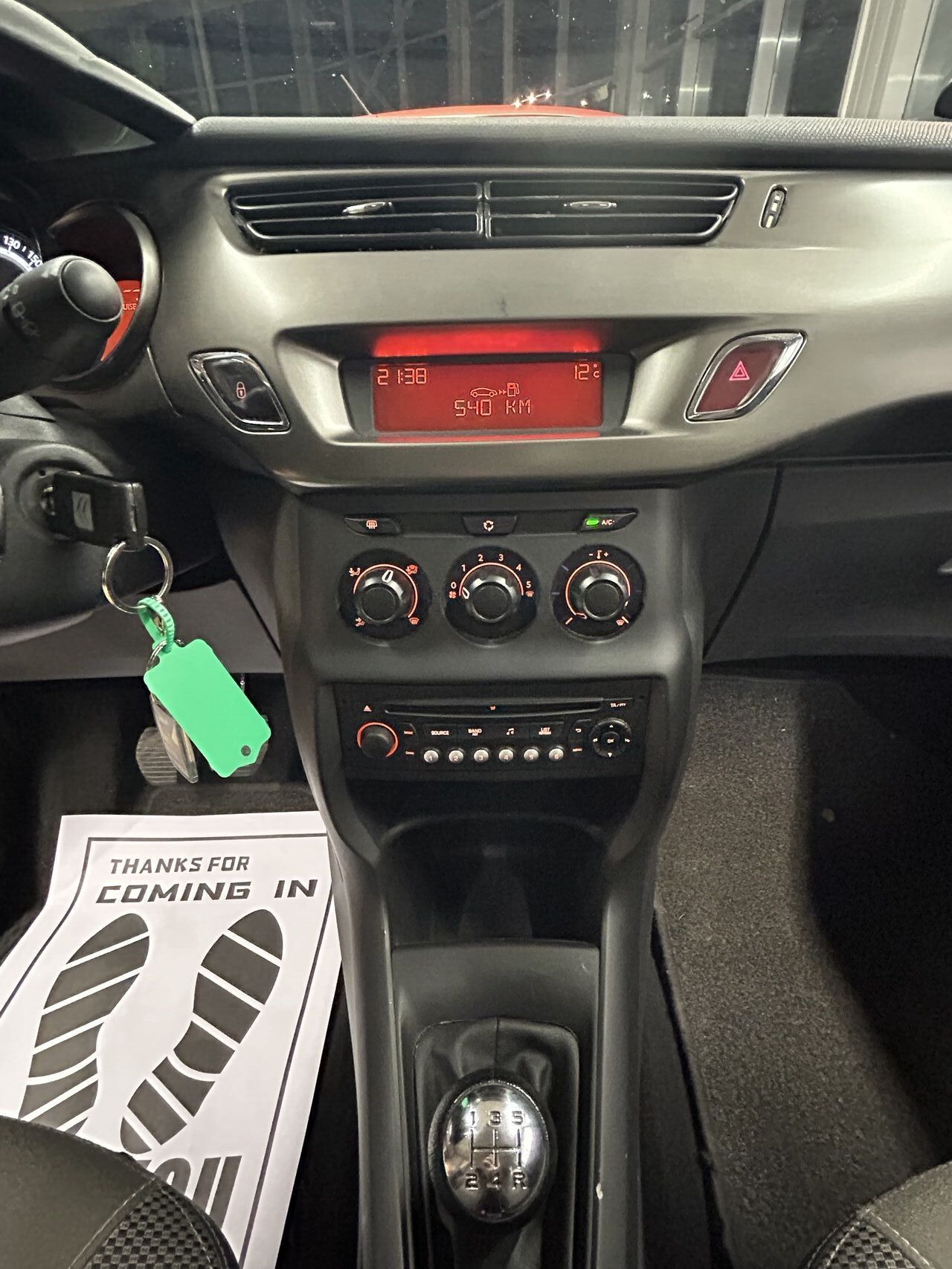 Rød Citroën C3 fra 2013