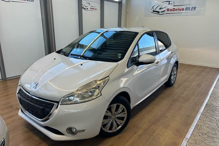 Hvid Peugeot 208 fra 2013