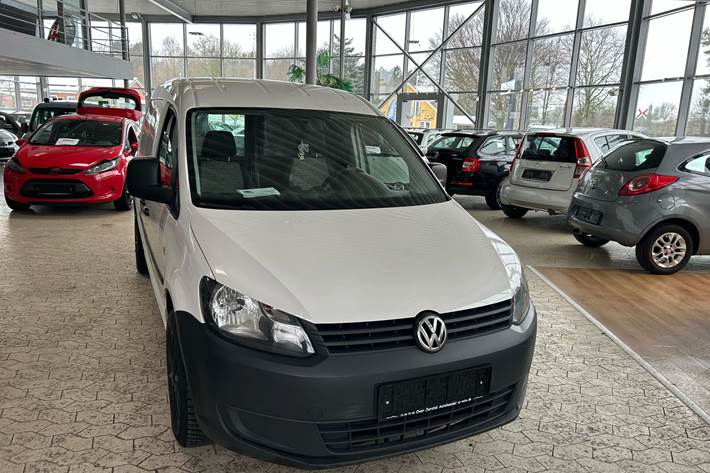 Hvid VW Caddy Maxi fra 2013