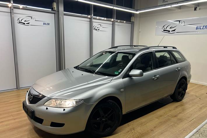 Sølv Mazda 6 fra 2004