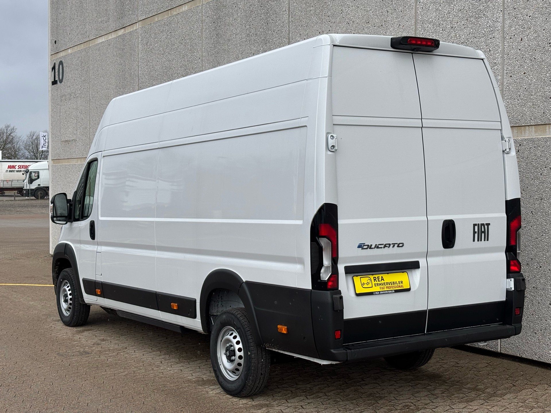 Hvid Fiat E-Ducato fra 2026