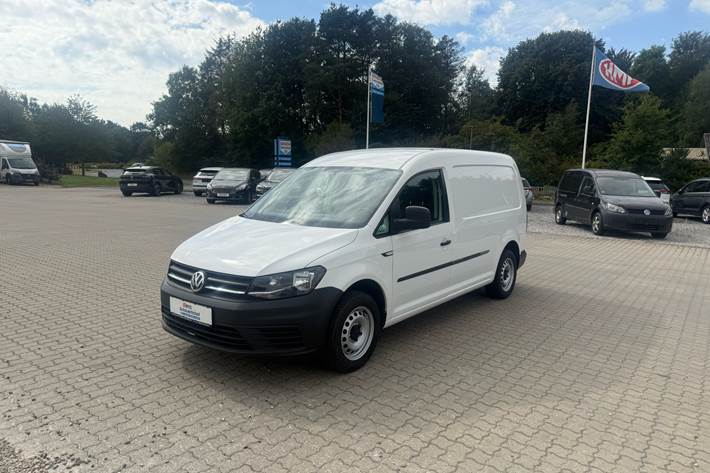Hvid VW Caddy Maxi fra 2018
