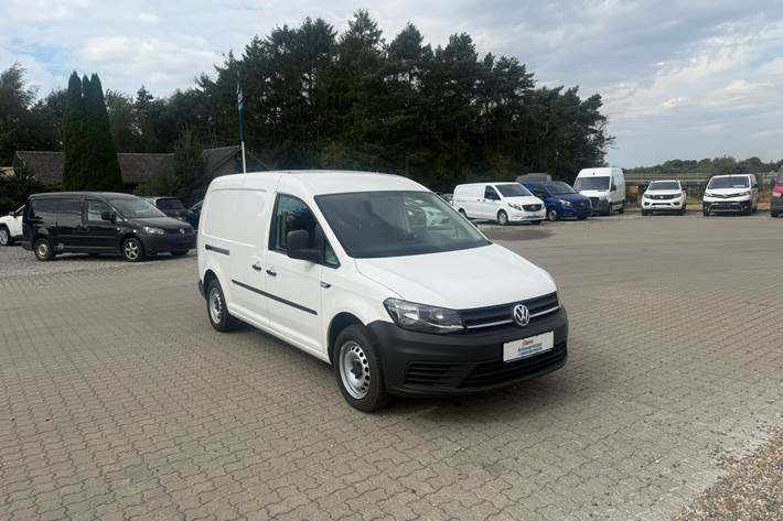 Hvid VW Caddy Maxi fra 2018
