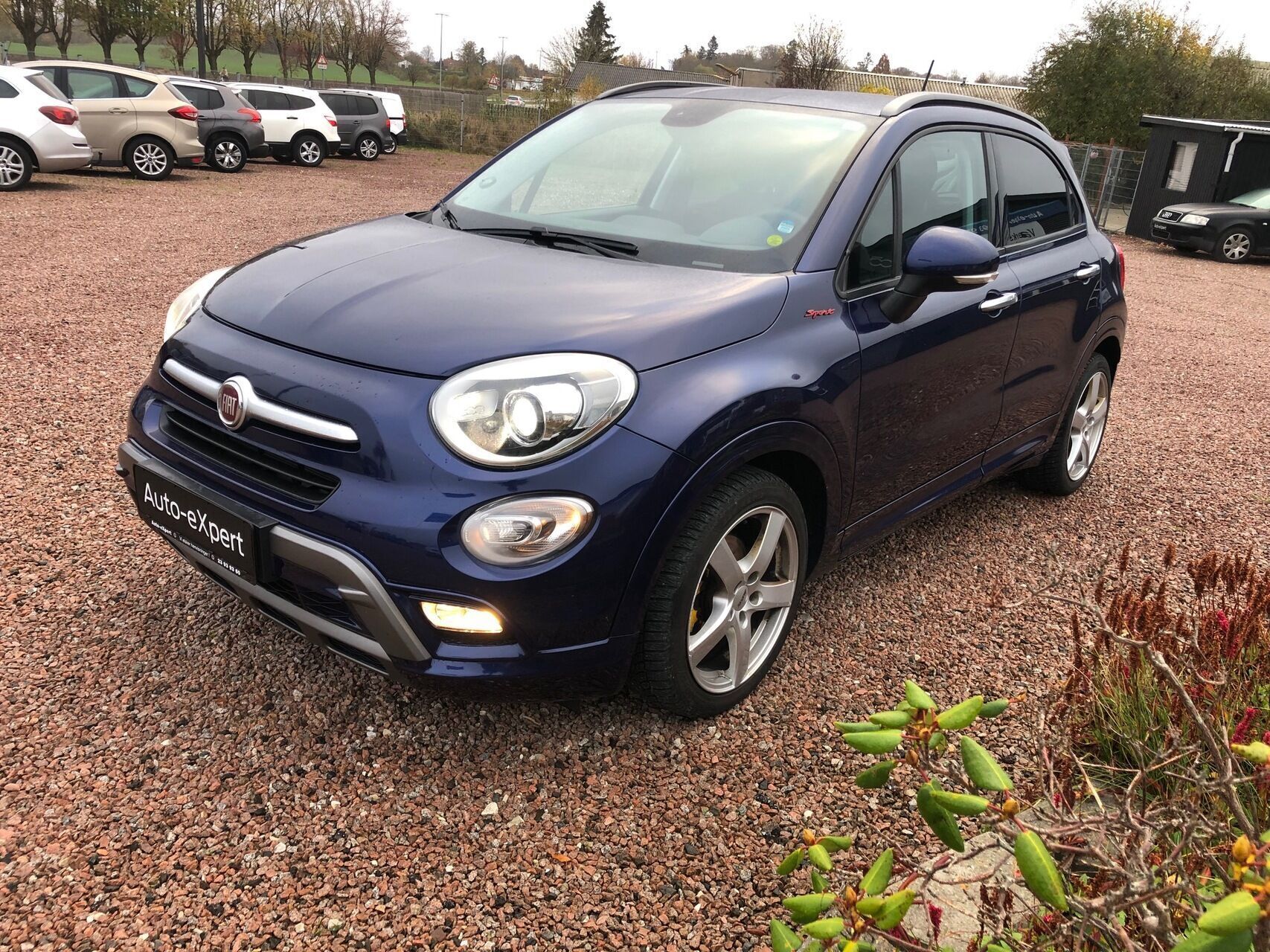Blå Fiat 500X fra 2016
